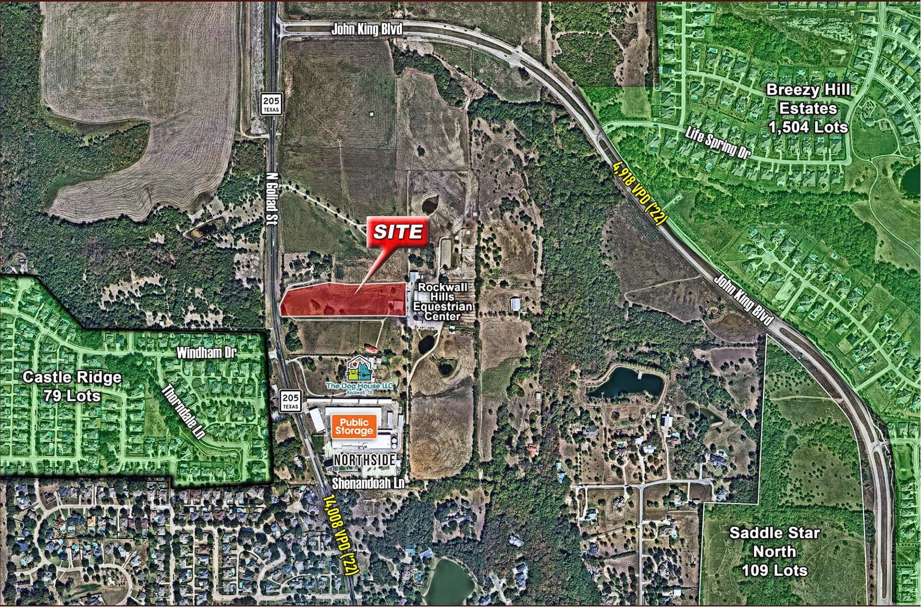 5 Acres in North Rockwall Ridge Pointe Commercial Real Estate